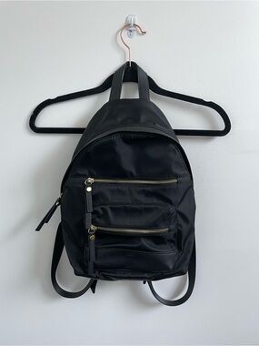 ✨3/$30✨ Black Mini Backpack with Gold Zippers